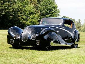 Delahaye 135 Competition Court Coupe par Figoni & Falaschi 1936 года